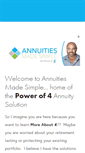 Mobile Screenshot of annuitiesmadesimple.com